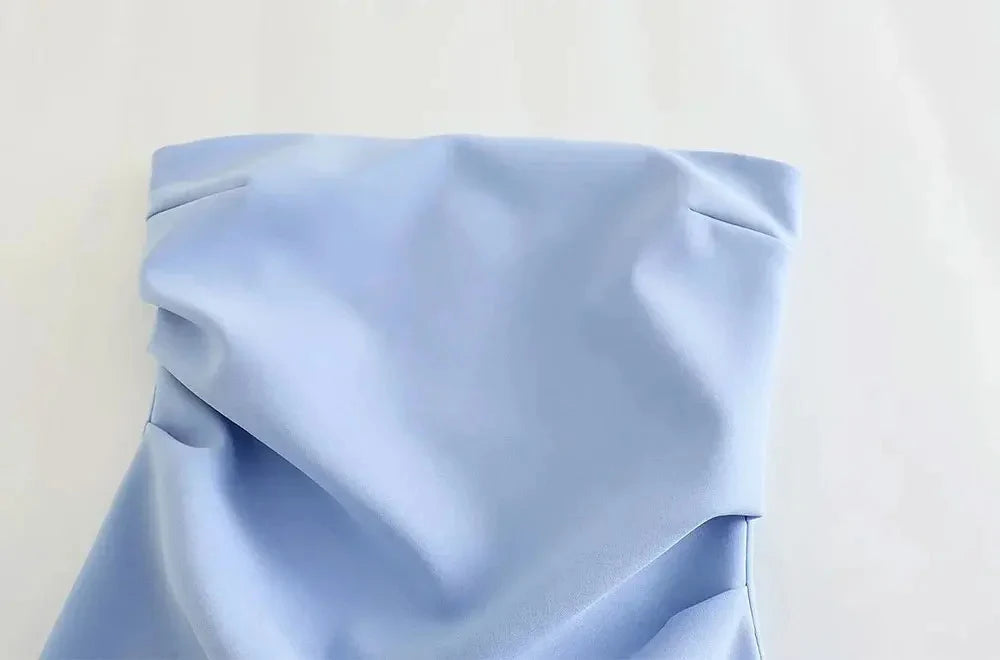 Robe Droite Drapée — vue 6