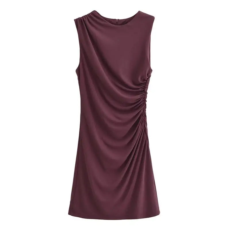 Robe Drapée Courte — vue 16
