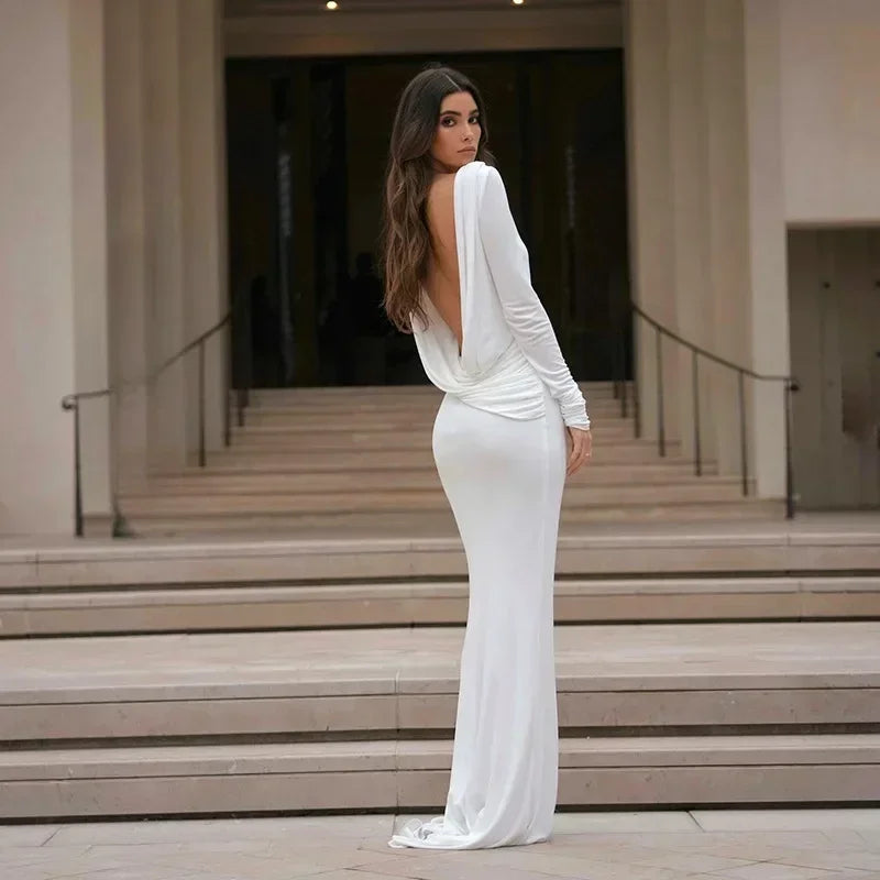 Robe Dos Drapé — vue 2