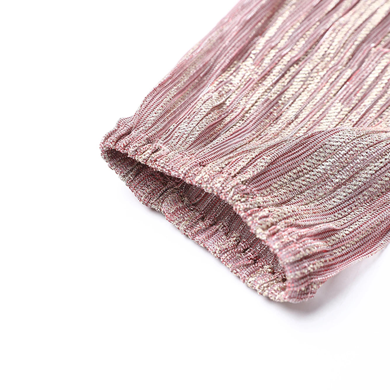 Robe En Lamé Entièrement Drapée — vue 12