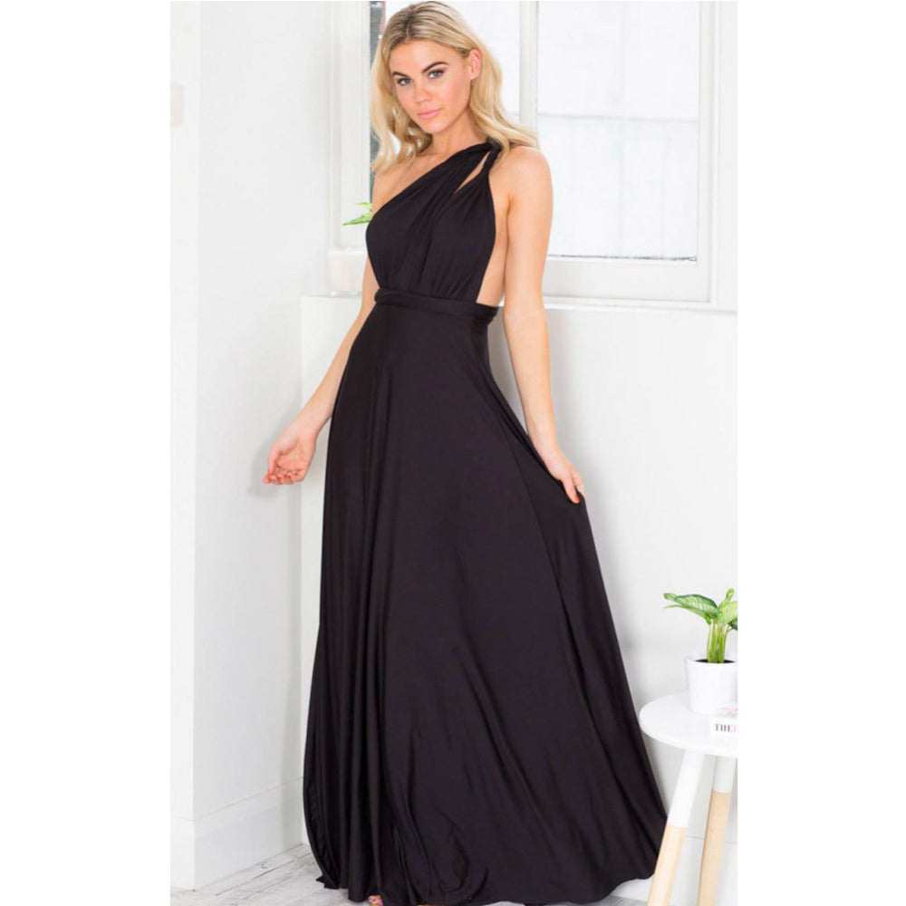 Robe Longue Drapée — vue 2