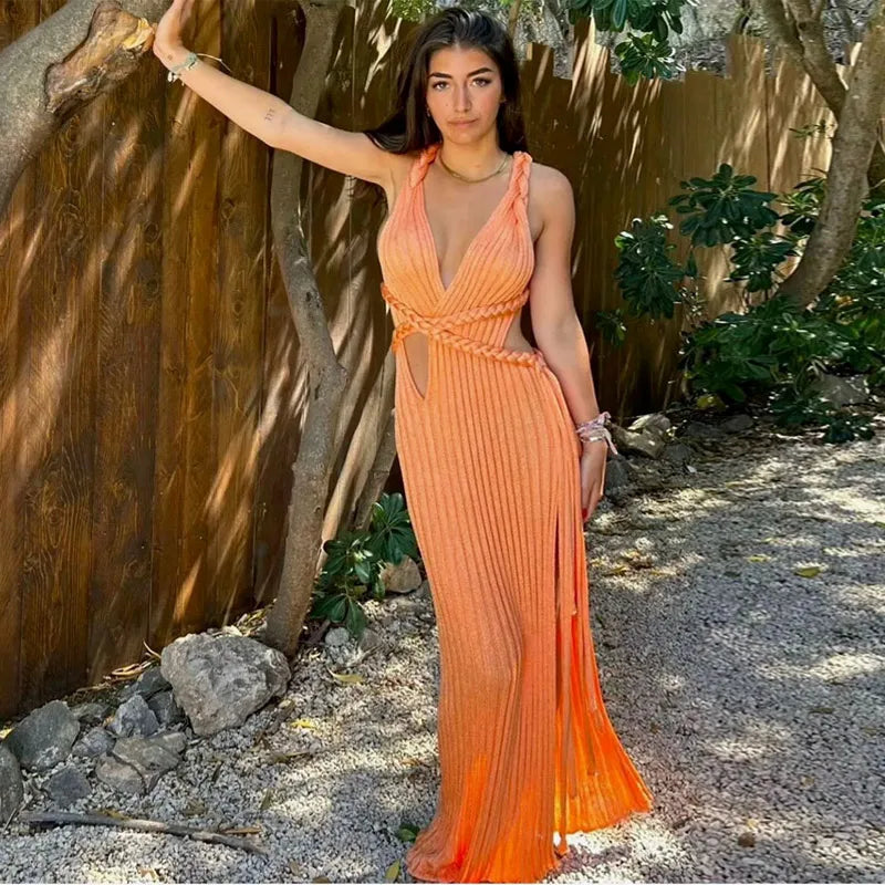 Robe Drapée Dos Nu — vue 10