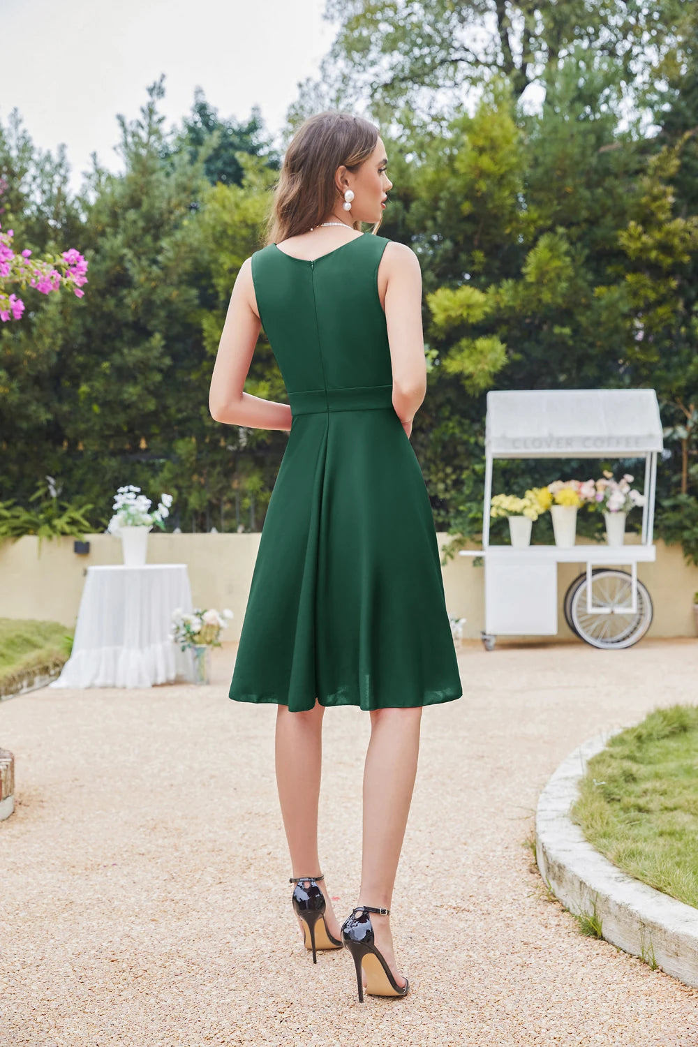 Robe De Cocktail Drapée — vue 11