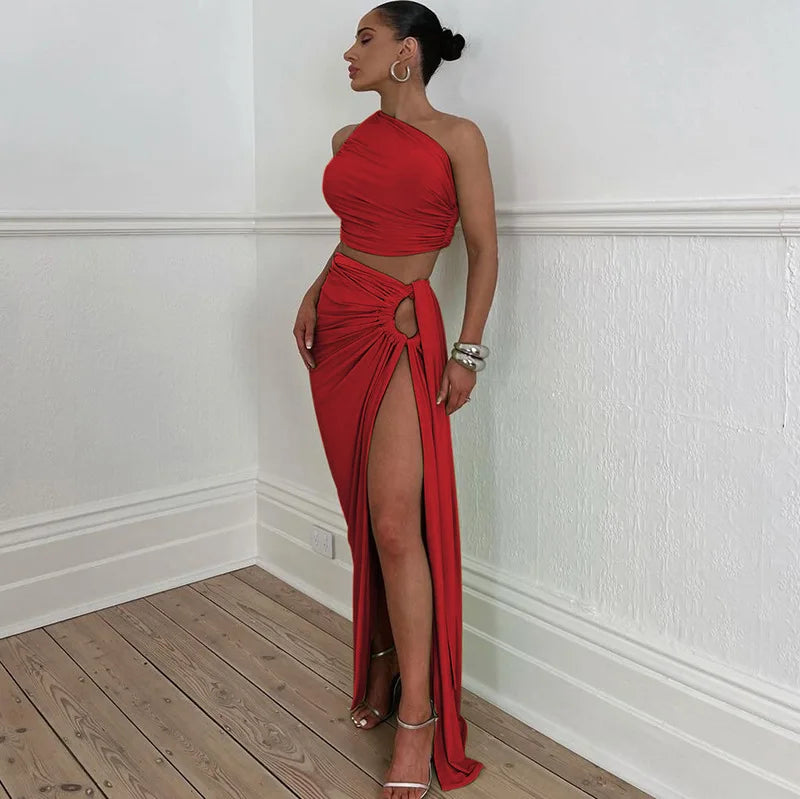 Robe Drapée Asymétrique — vue 19