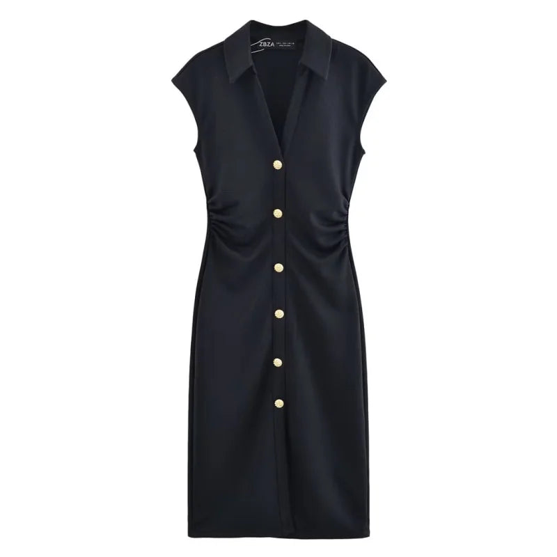 Robe Chemise Drapée — vue 14