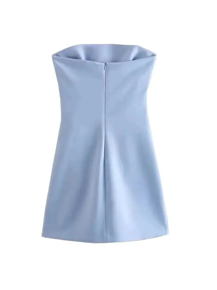 Robe Droite Drapée — vue 5
