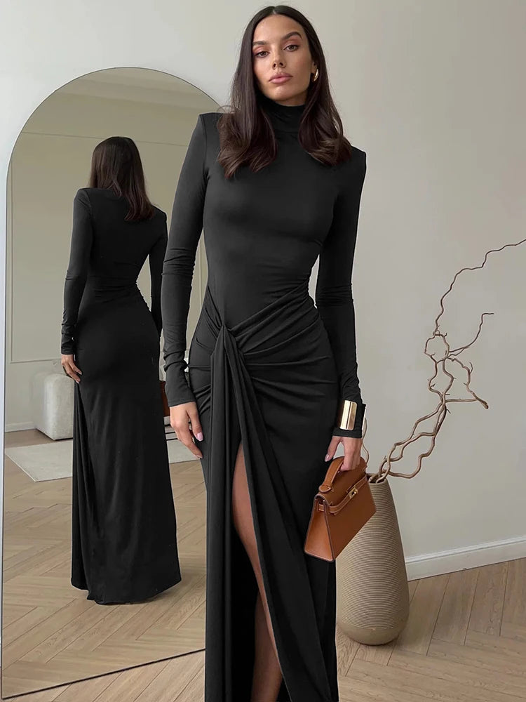 Robe Moulante Drapée — vue 6