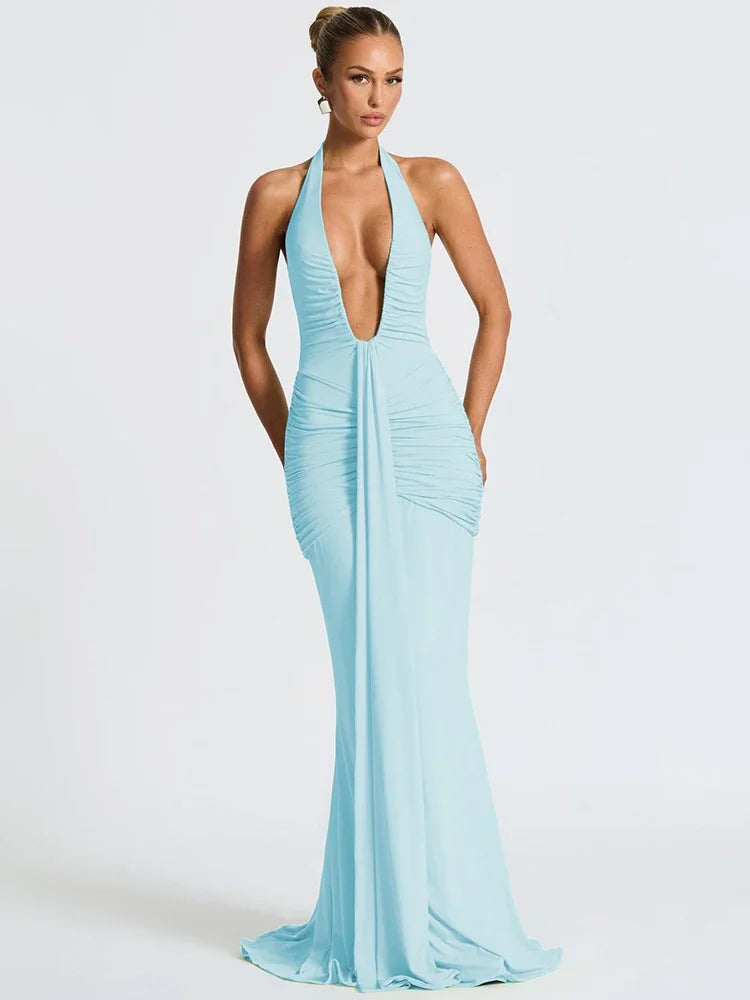 Robes Drapées Soirée — vue 12