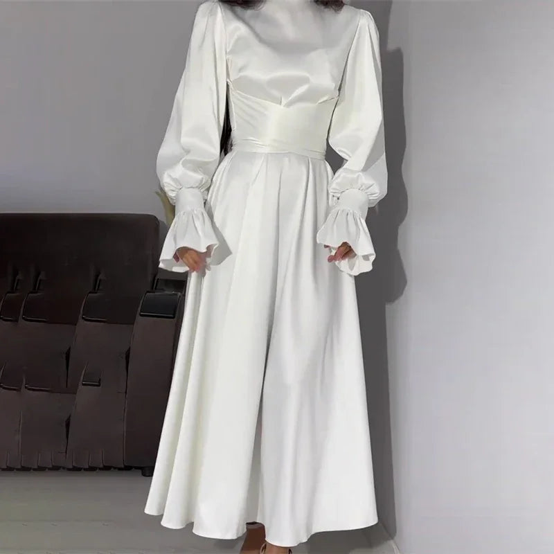 Robe Drapée Manche Longue — vue 8