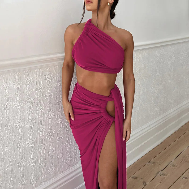 Robe Drapée Asymétrique — vue 14