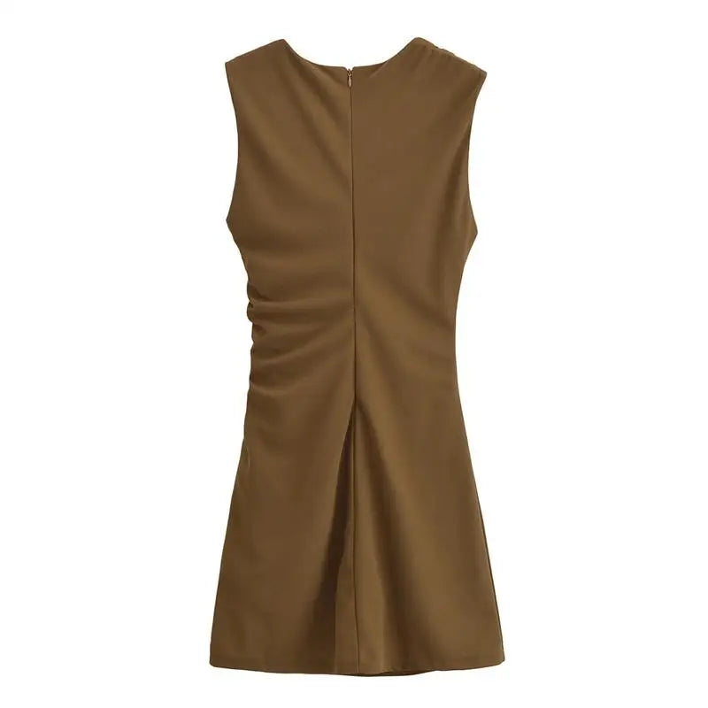 Robe Drapée Courte — vue 12