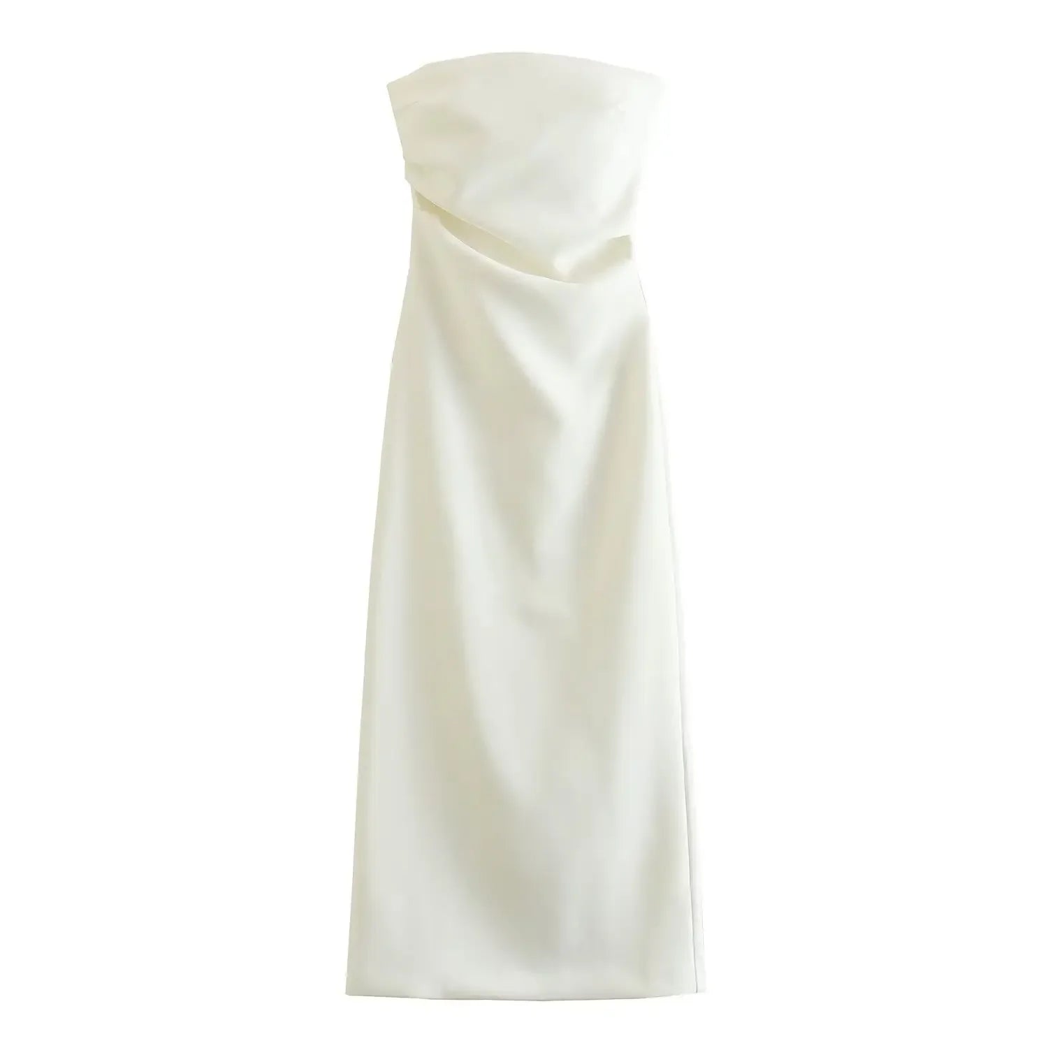 Robe Mi-Longue Drapée — vue 8