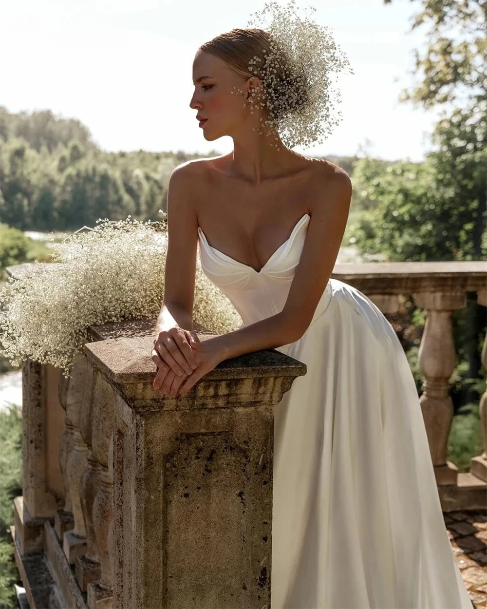 Robe De Mariée Drapé — vue 3