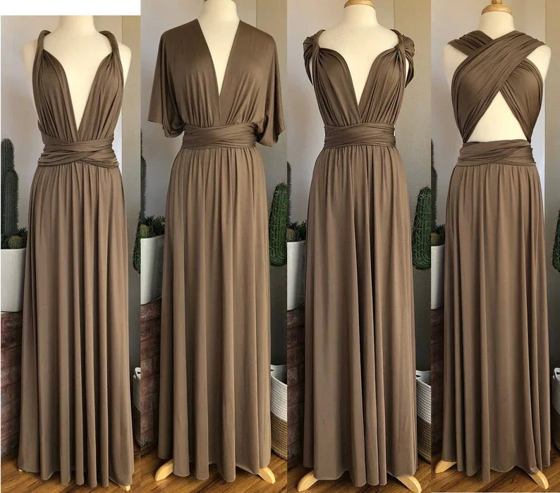 Robe Drapée Longue — vue 5