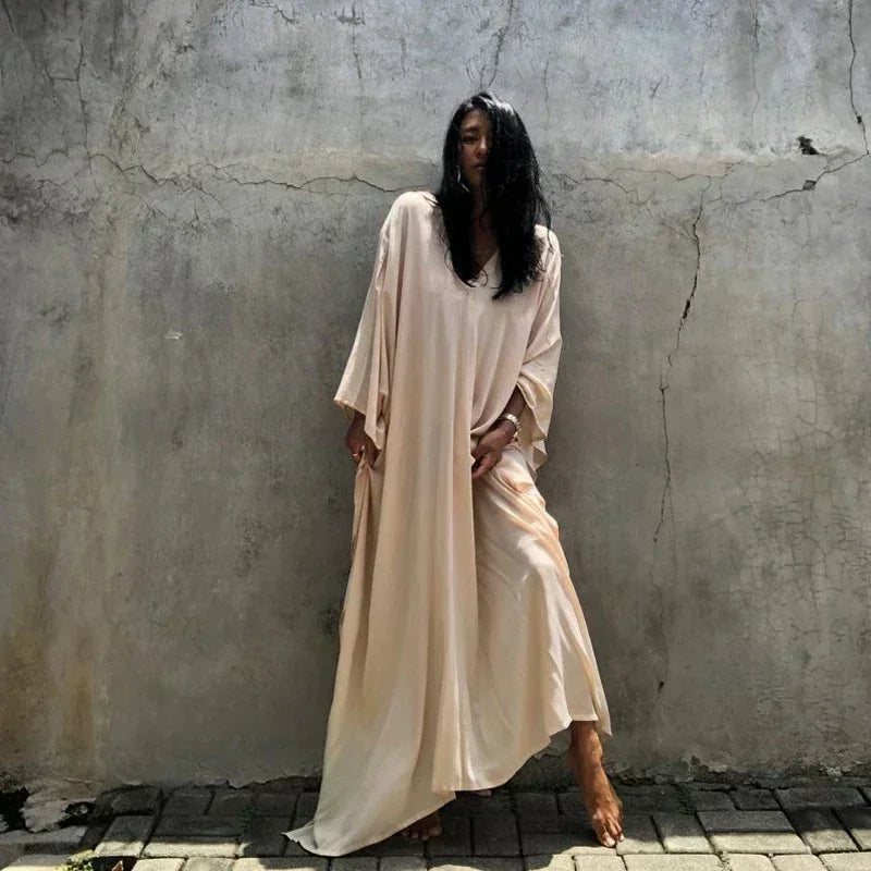 Robe Blanche Drapée Grecque — vue 4