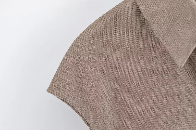 Robe Chemise Drapée — vue 6