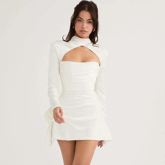 Robe Col Drapé — vue 13