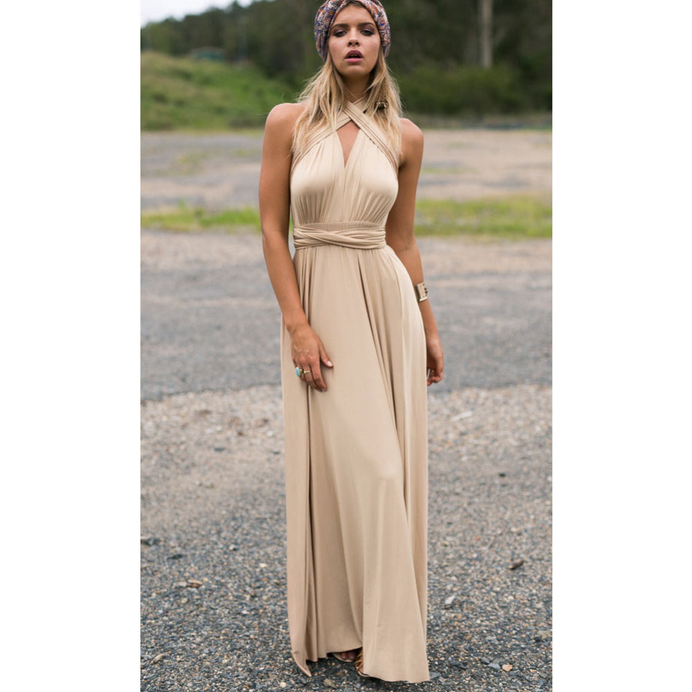 Robe Longue Drapée — vue 9
