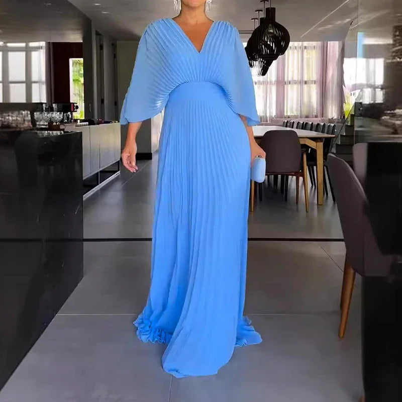 Robe Mousseline Drapée — vue 3