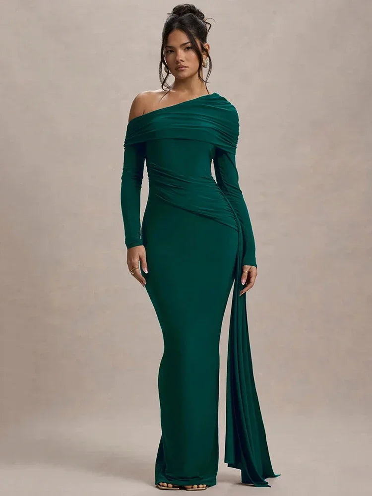 Robe Avec Col Drapé — vue 3