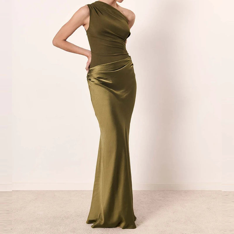 Robe Drapée Haute Couture