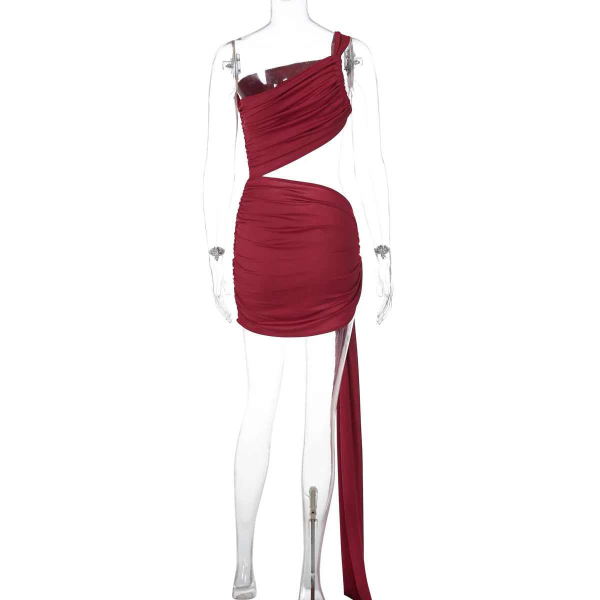 Robe Drapée Asymétrique — vue 3