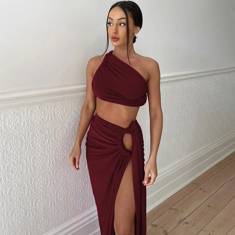 Robe Drapée Asymétrique — vue 16