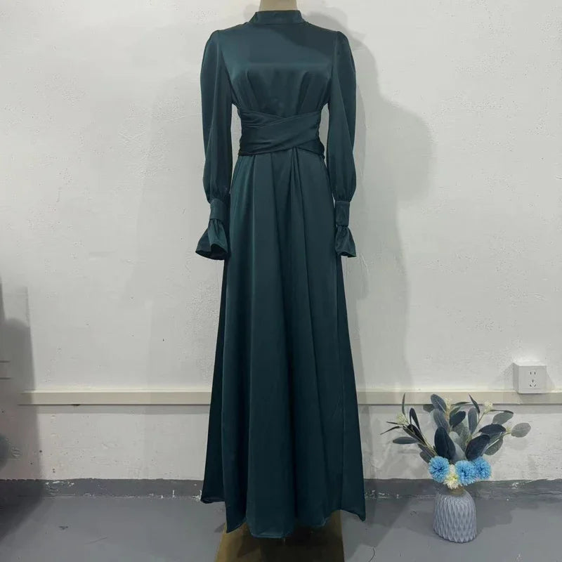 Robe Drapée Manche Longue — vue 13
