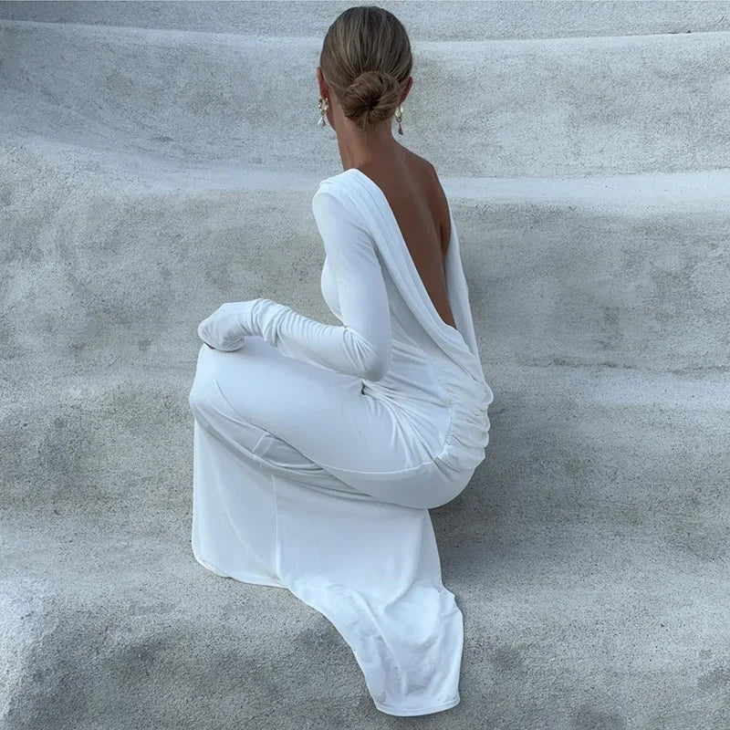 Robe Dos Drapé — vue 6