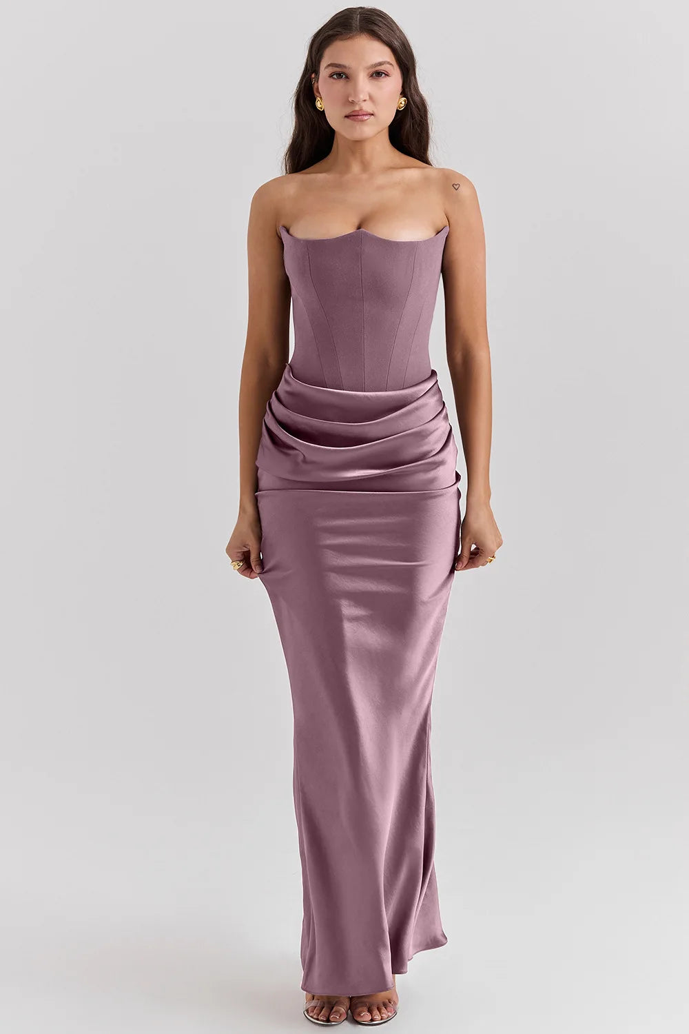 Robe Moulante Drapé — vue 9