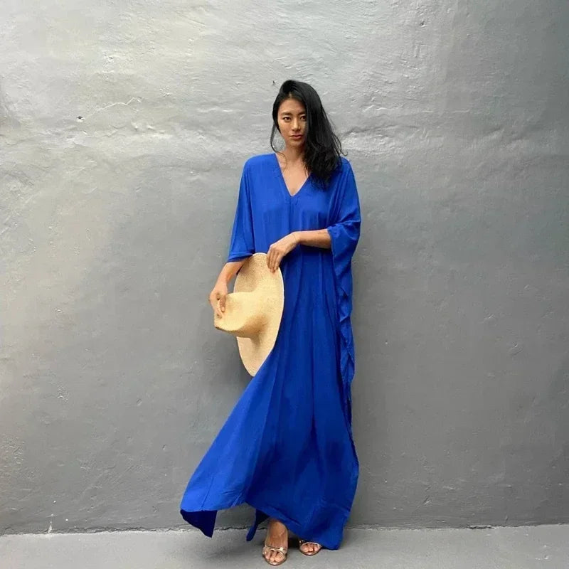 Robe Blanche Drapée Grecque — vue 3