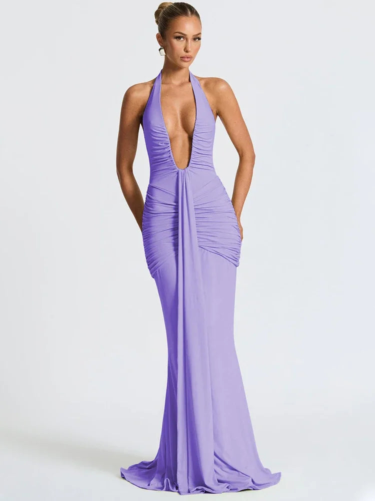 Robes Drapées Soirée — vue 13