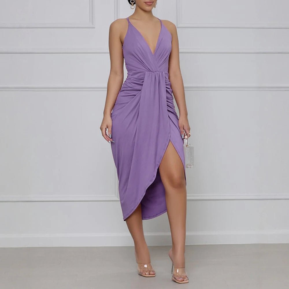 Robe Drapée Devant — vue 5