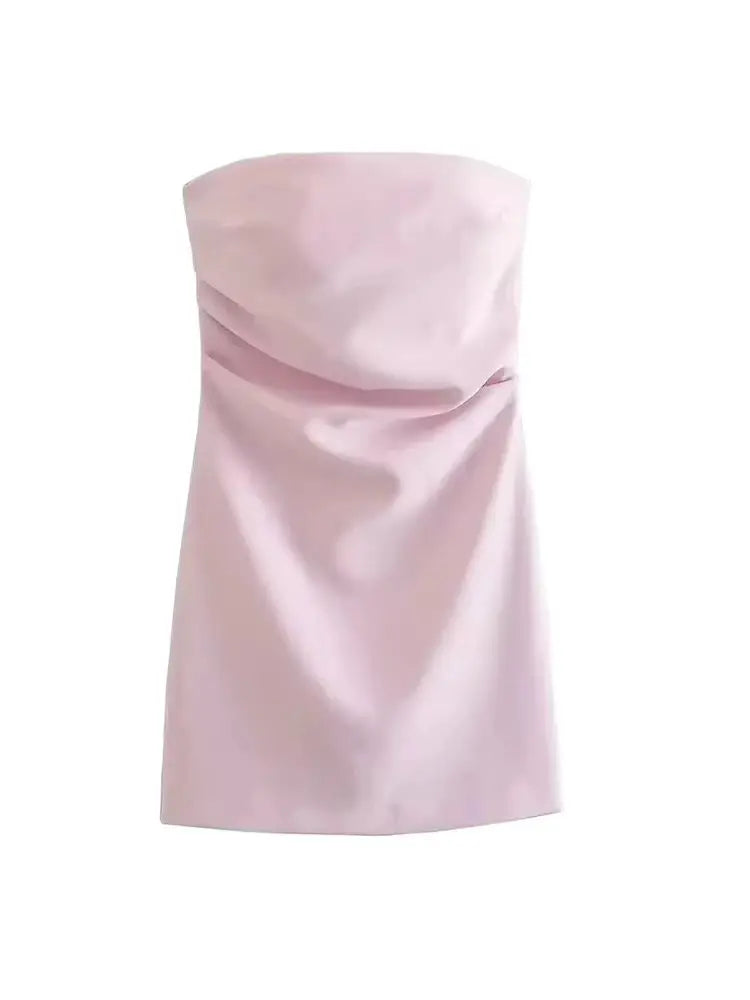 Robe Droite Drapée