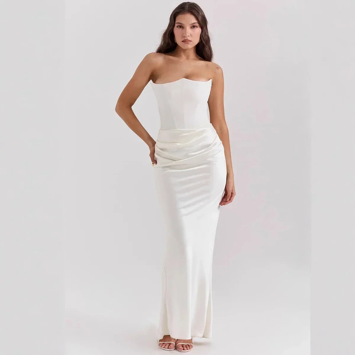 Robe Moulante Drapé — vue 3