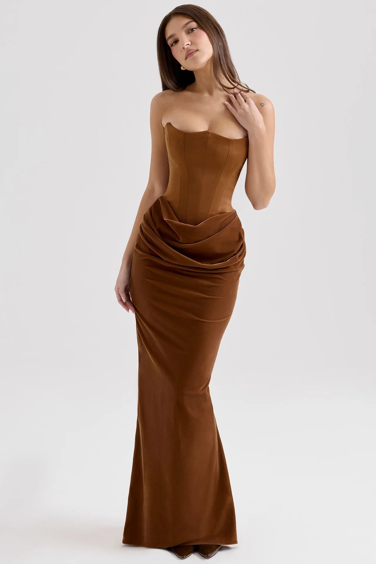 Robe Moulante Drapé — vue 10