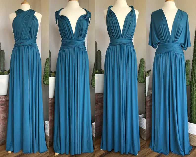 Robe Drapée Longue — vue 4