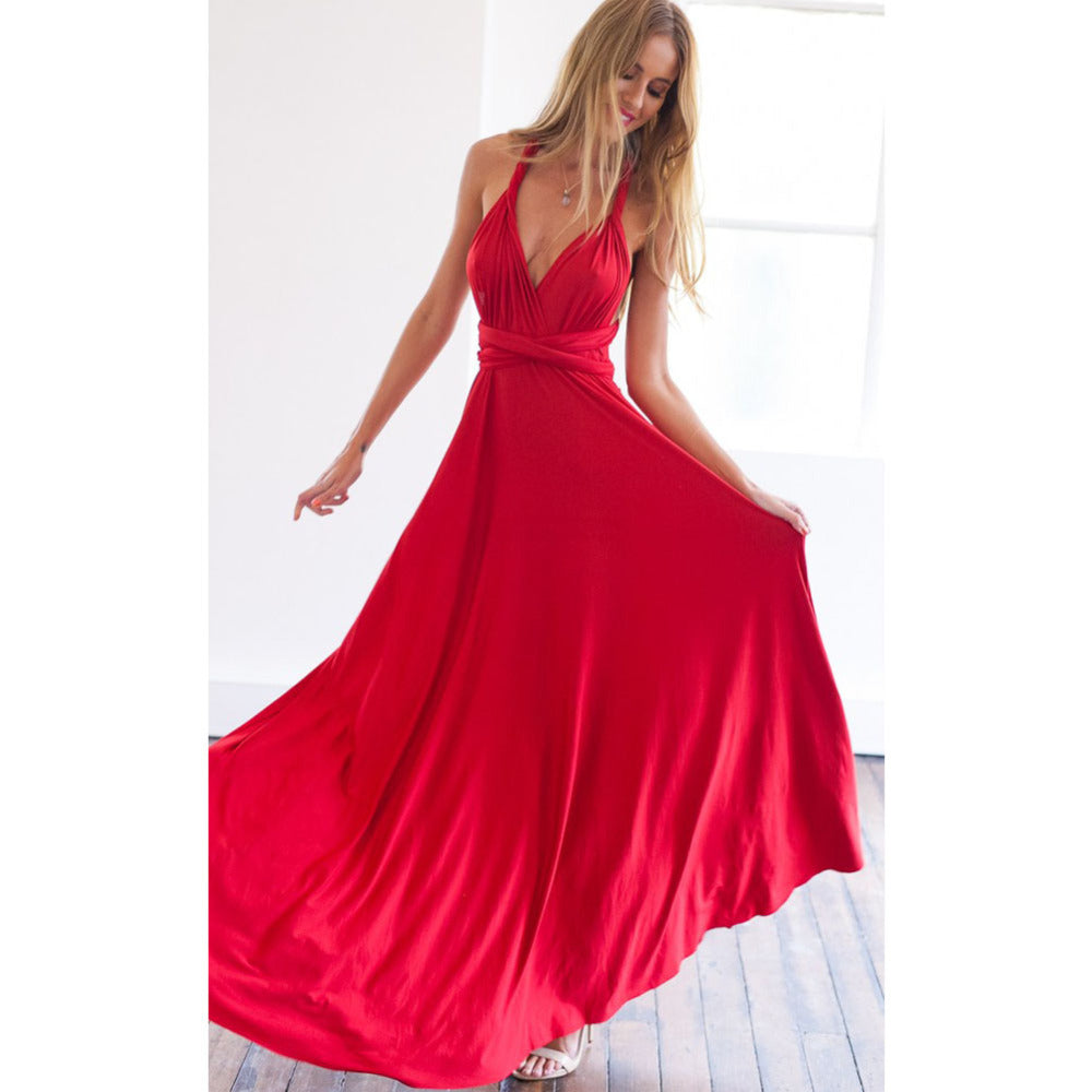 Robe Longue Drapée — vue 4