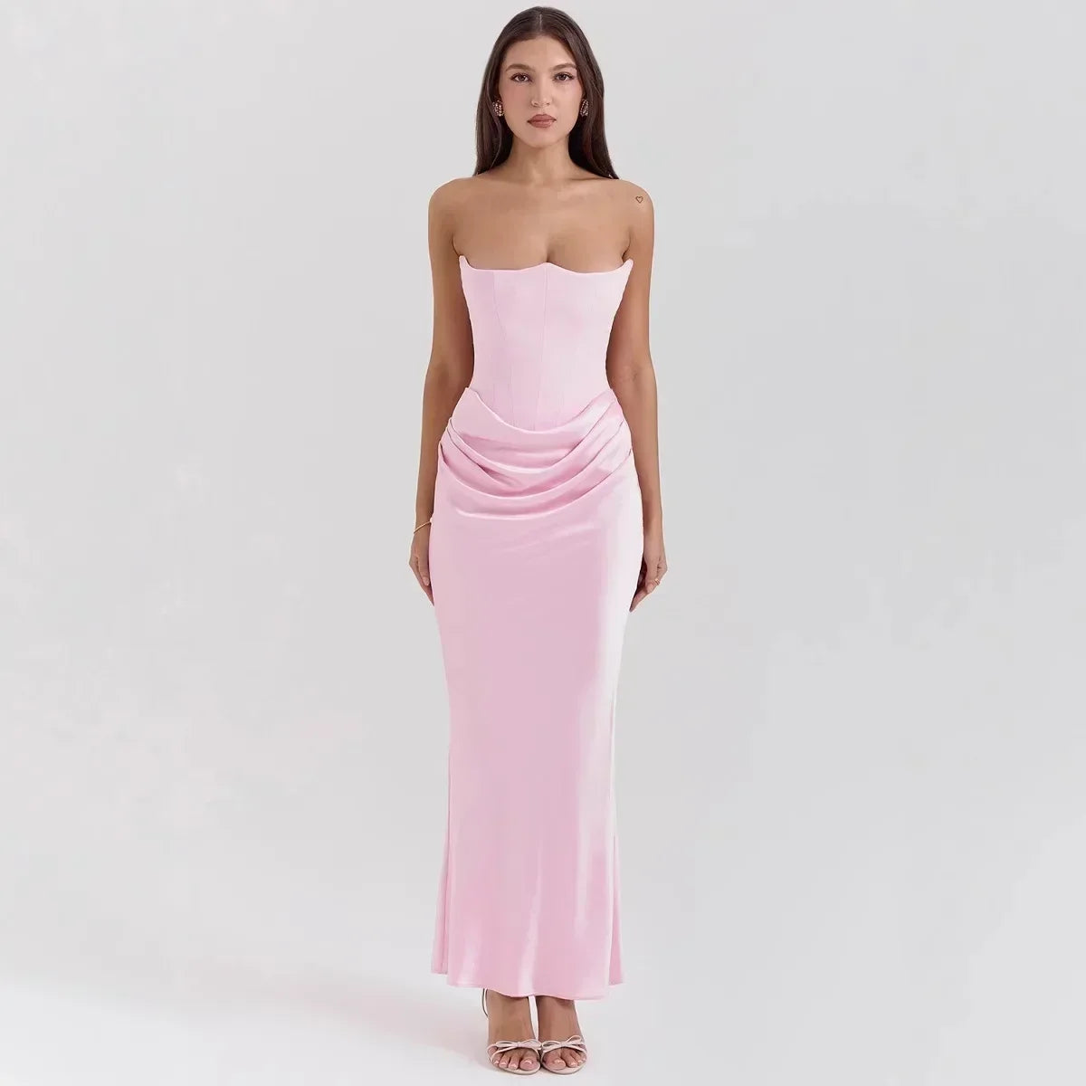 Robe Moulante Drapé — vue 2