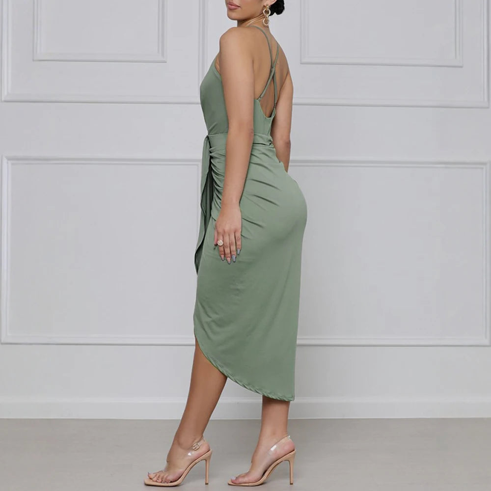 Robe Drapée Devant — vue 2