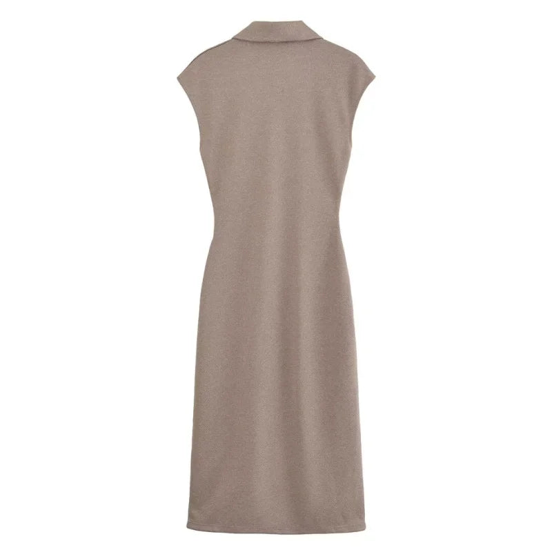 Robe Chemise Drapée — vue 2