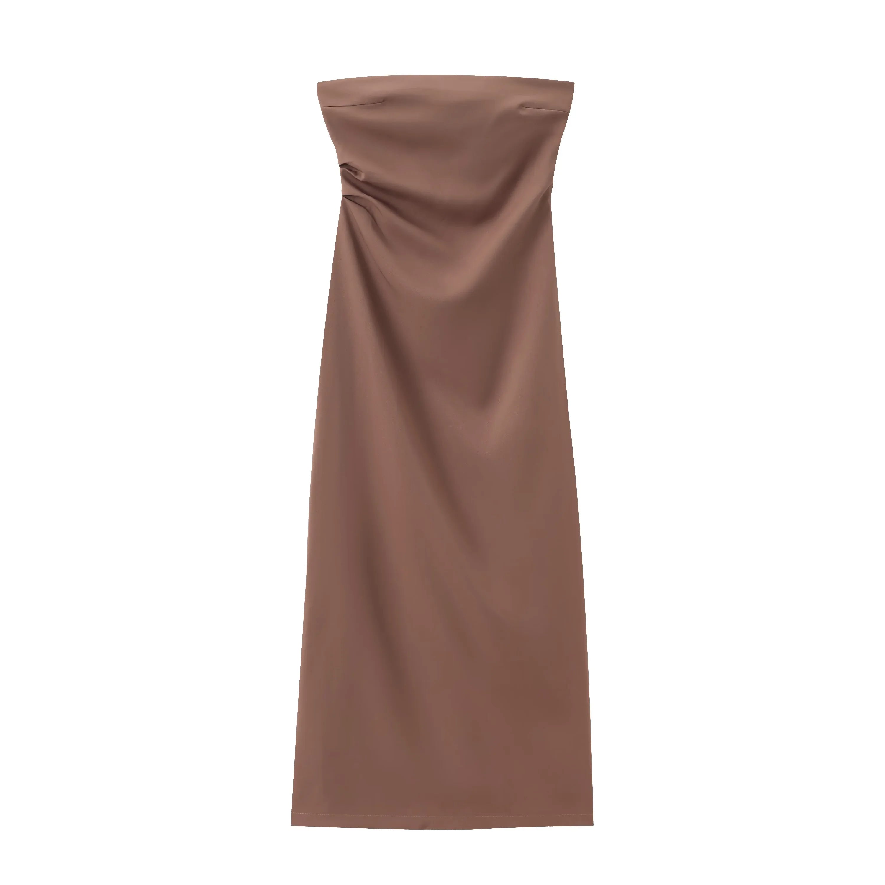 Robe Mi-Longue Drapée — vue 4