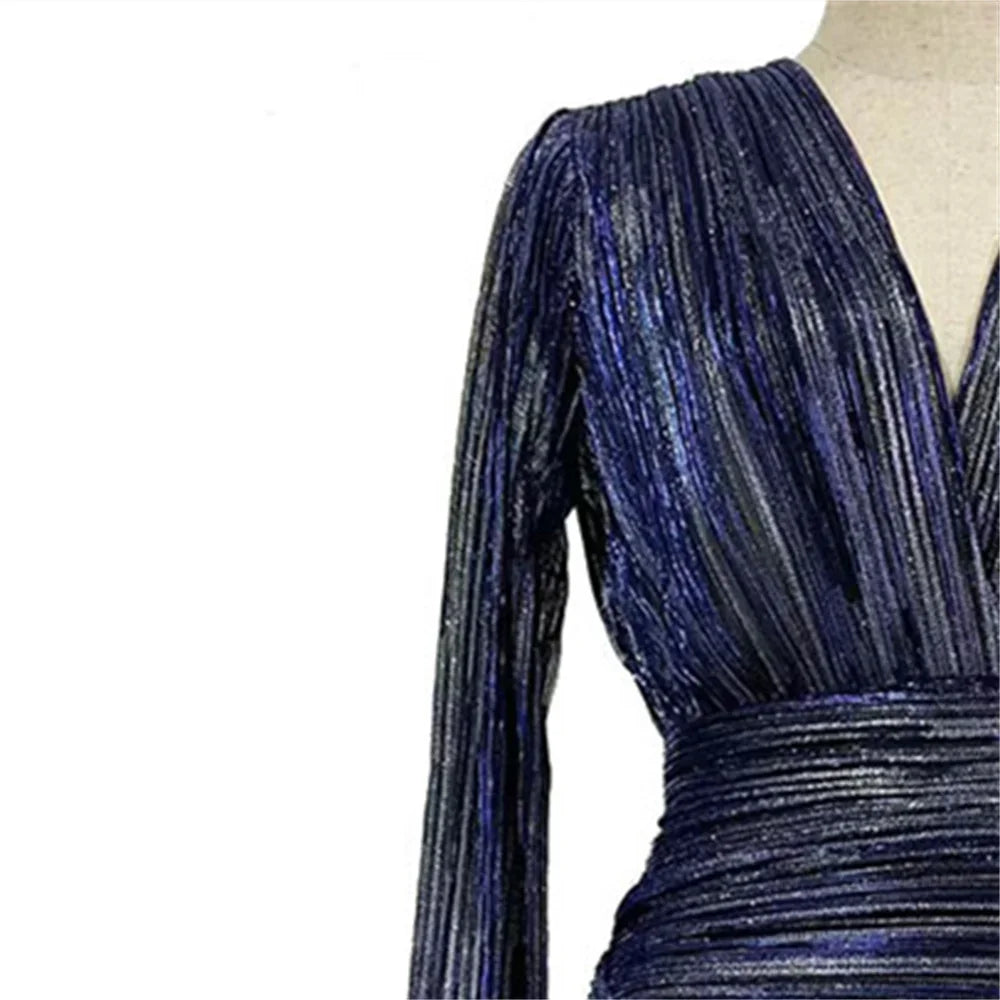 Robe En Lurex Drapée — vue 5