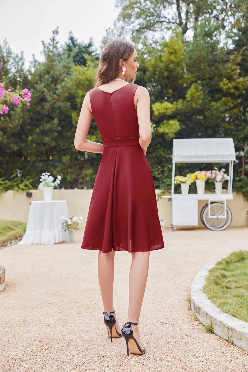 Robe De Cocktail Drapée — vue 8