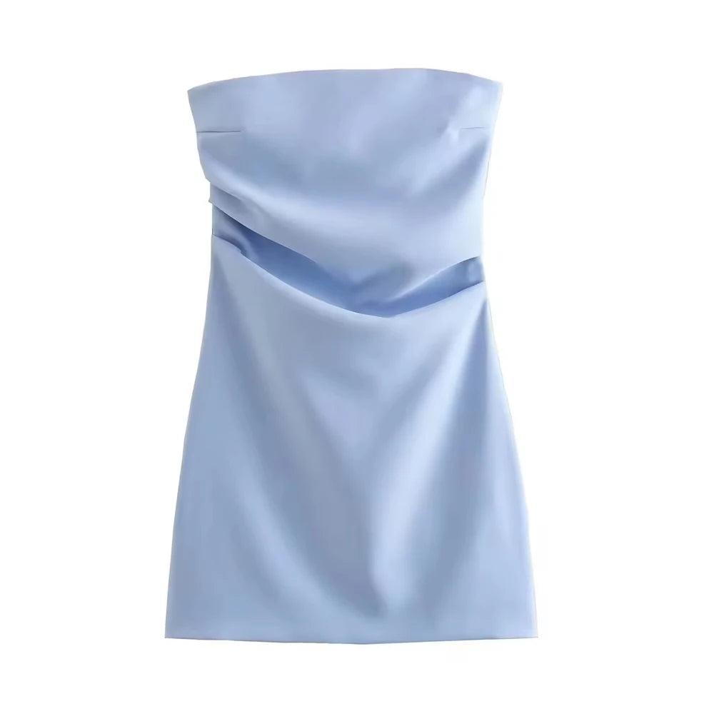 Robe Droite Drapée — vue 11