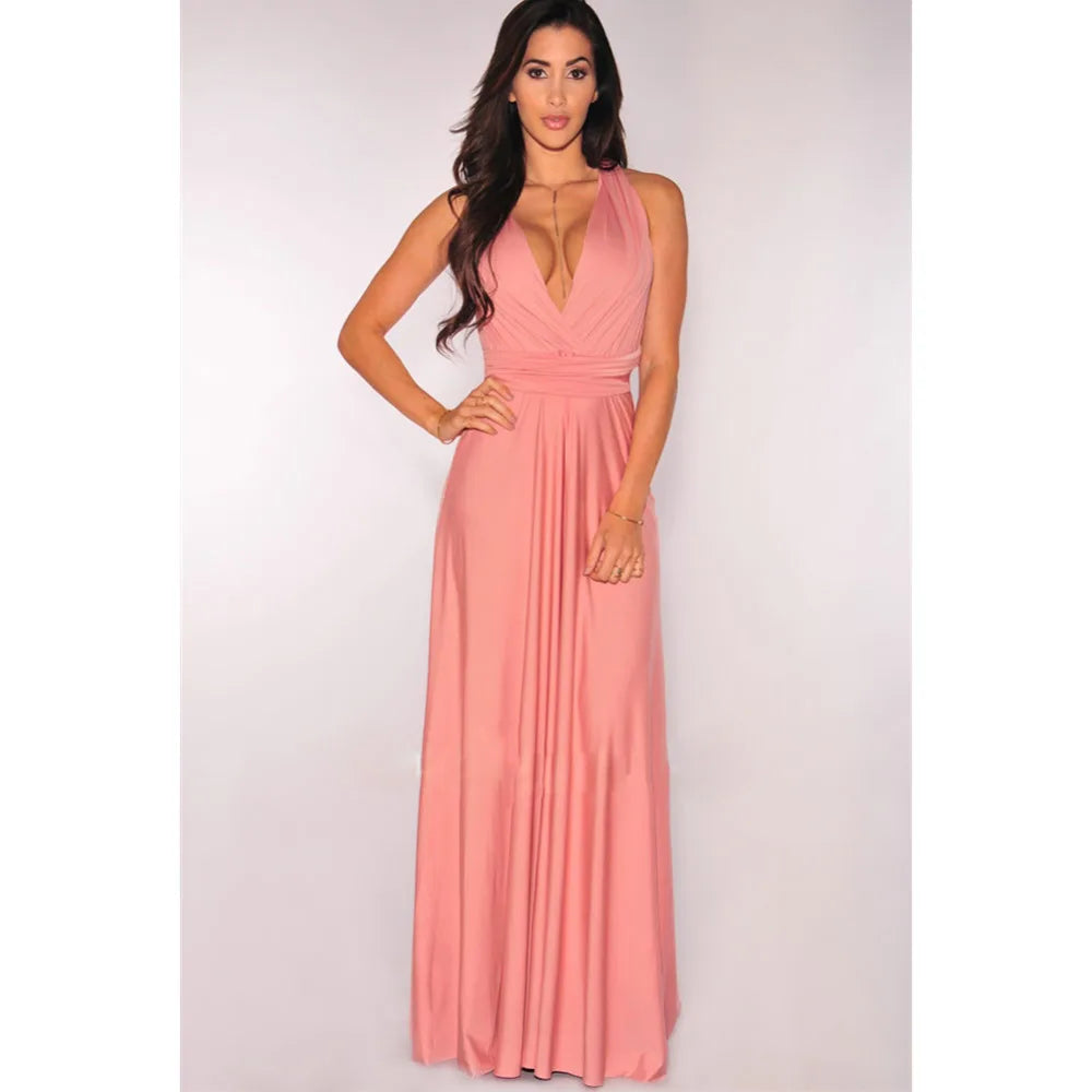 Robe Longue Drapée — vue 23