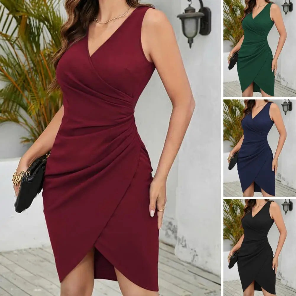 Robe Effet Drapé Aux Hanches — vue 4
