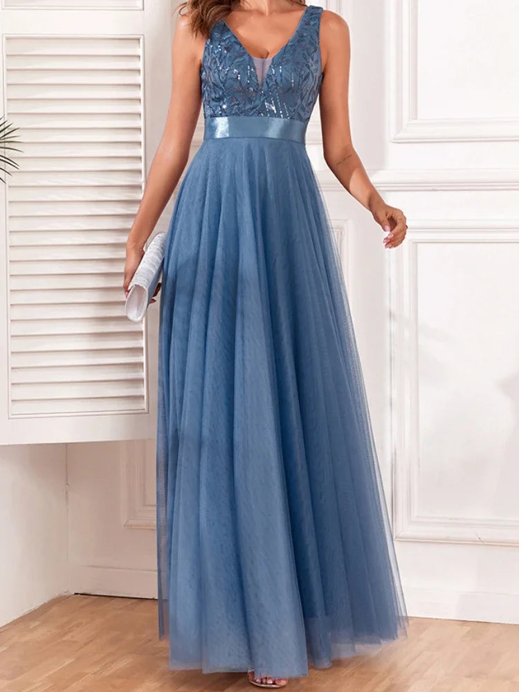 Robe En Tulle Drapée — vue 6