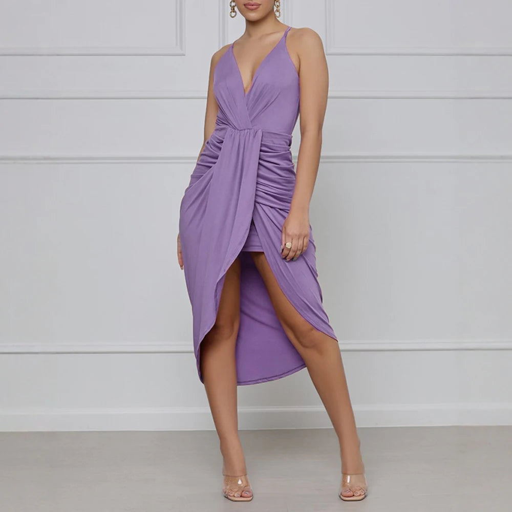 Robe Drapée Devant — vue 7