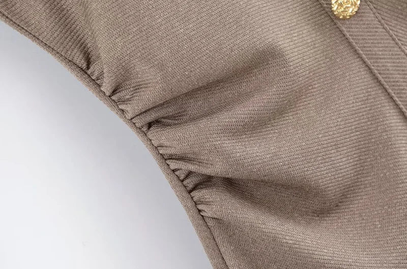 Robe Chemise Drapée — vue 8